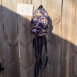 Kipling Alber 3-in-1 Convertible Mini Bag Backpack (Retro Floral) Backpack Bags